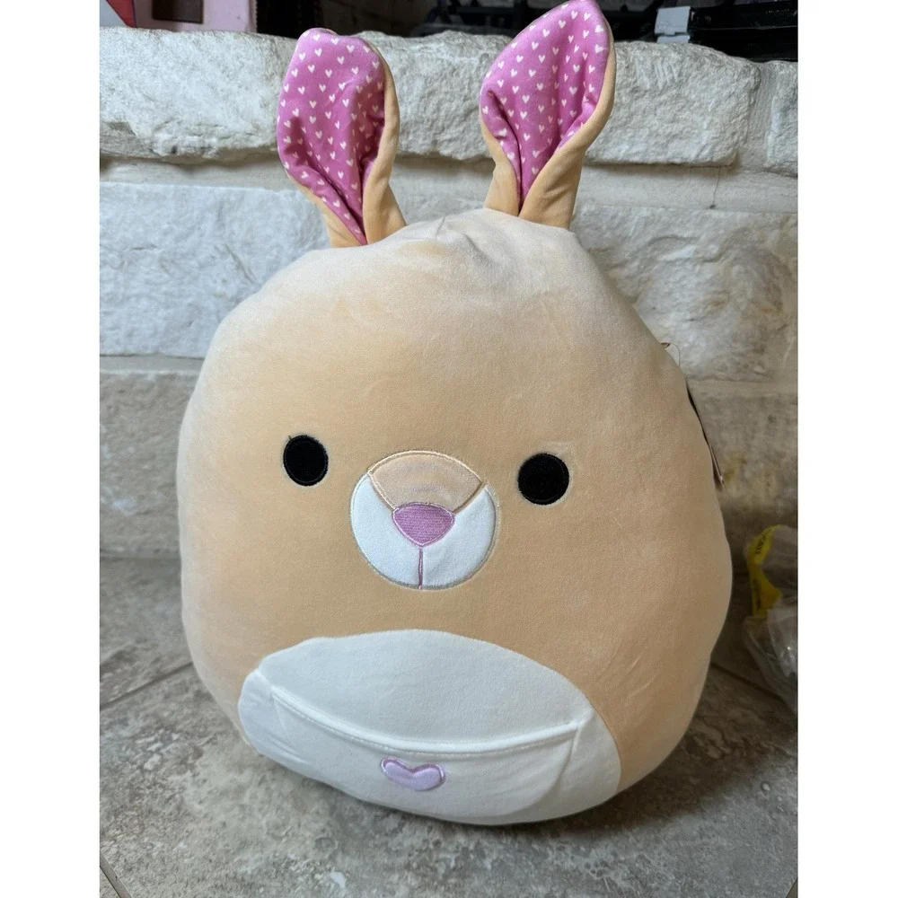RARE Squishmallow Valentines 2025 Keely the Kangaroo 16 inch NEW with Tags‎ NWT